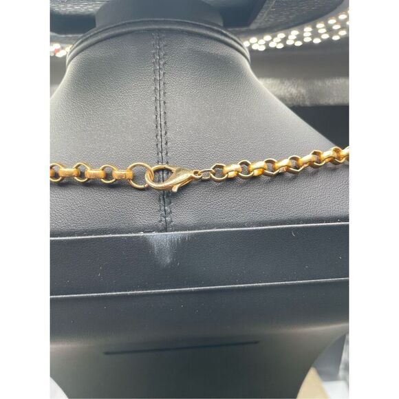 Vintage Simulated Pearl Pendant Necklace Goldtone Costume Jewelry - Picture 2 of 8